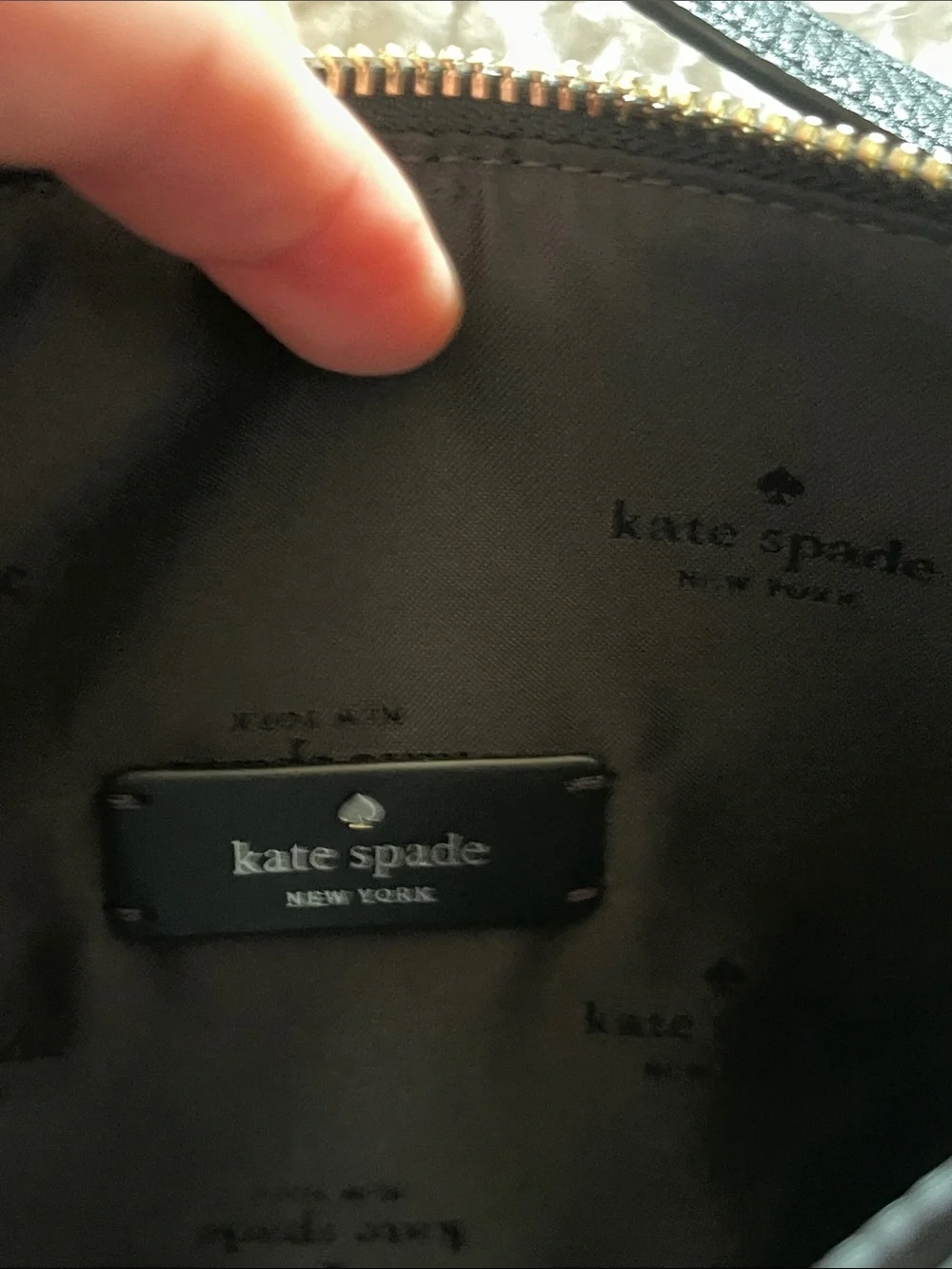 kate spade pebbled leather